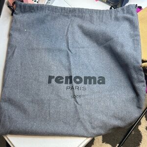 Renoma Paris Gray Drawstring dust Bag 18.5x17.5